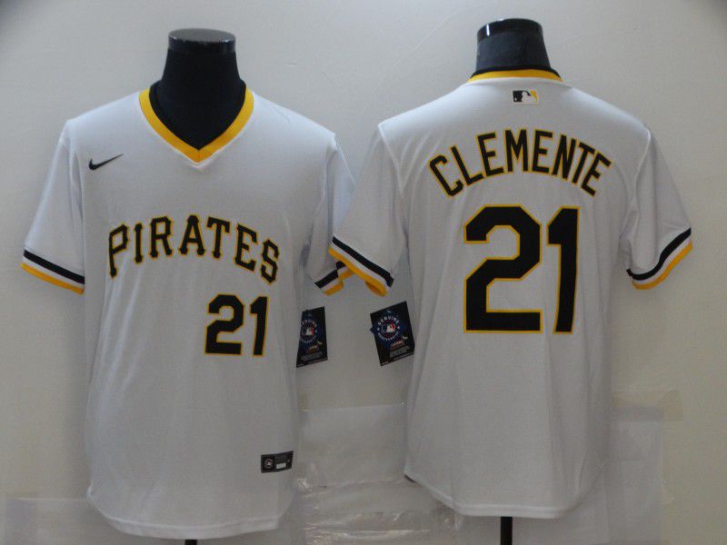Men Pittsburgh Pirates Blank White Game 2021 Nike MLB Jersey->cincinnati reds->MLB Jersey